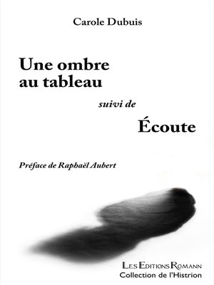 cover image of Une Ombre au tableau--Écoute